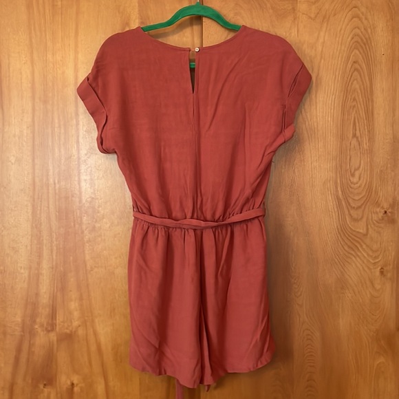 Burnt Orange Romper - Picture 2 of 2